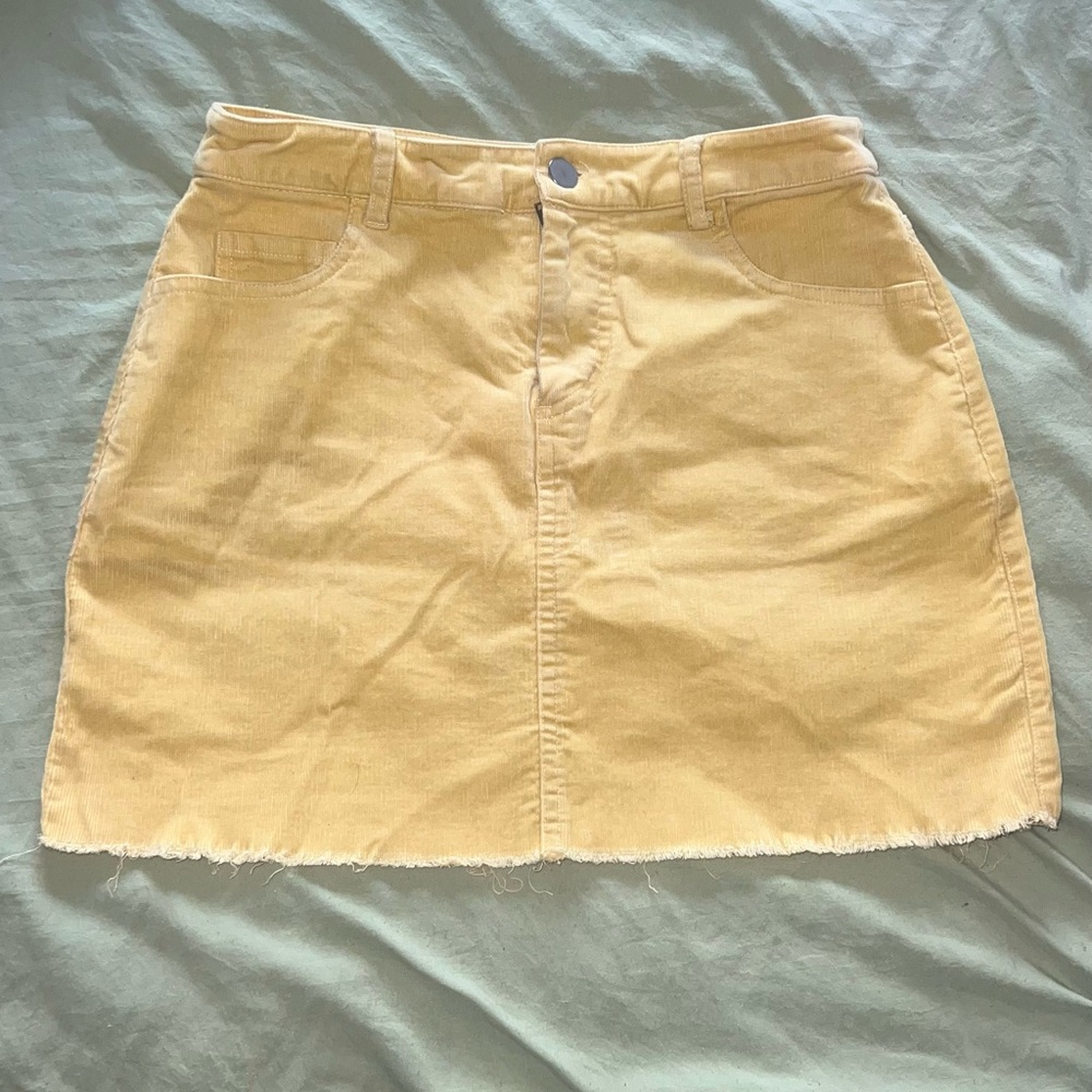 Forever 21 Light Tan Mini Skirt